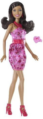 Barbie I Love Valentines African American(Multicolor)