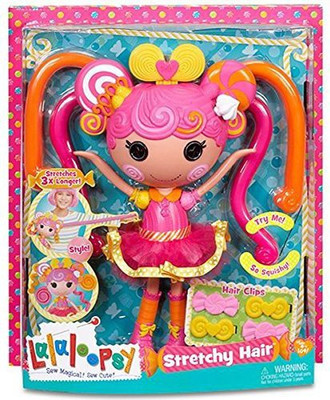 Lalaloopsy Stretchy Hair Whirly Stretchy Locks(Multicolor)