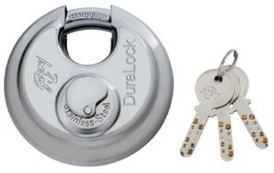 Godrej Duralock 3 Keys - 70 mm Lock(Silver)