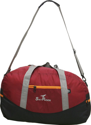 SkyRider Traveller Travel Duffel Bag(Red, Black), Black;red