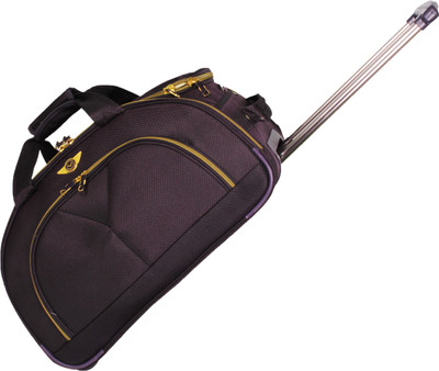 Ventex 22" German 2 Wheel Duffel Trolley Duffel Strolley Bag(Purple)