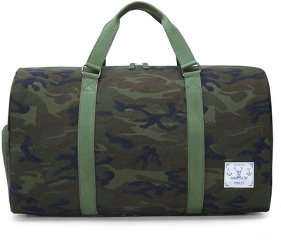Bare Skin 20 inch/50 cm CAMOFLAGE CANVAS /LEATHER COMBO DUFFLE BAG Travel Duffel Bag(Green)
Bare Skin 20 inch/50 cm CAMOFLAGE CANVAS /LEATHER COMBO DUFFLE BAG Travel Duffel Bag(Green)