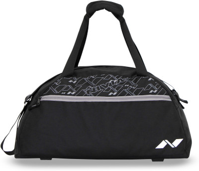 Nivia Journey Duffle Bag Multi-purpose(Multicolor, Kit Bag), Black;grey