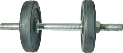 Royal Fitness Steel Adjustable Dumbbell(2 kg), Silver;black