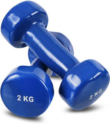 Proline Fitness TA-2101 Fixed Weight Dumbbell(2 kg), Blue