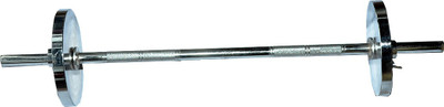 Royal 3ft Straight ROD + 5kg_2pc_Silver Plates Adjustable Dumbbell(11 kg)