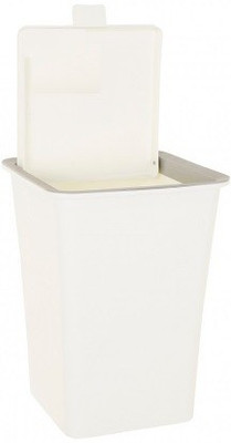 Howards Plastic Dustbin(White)