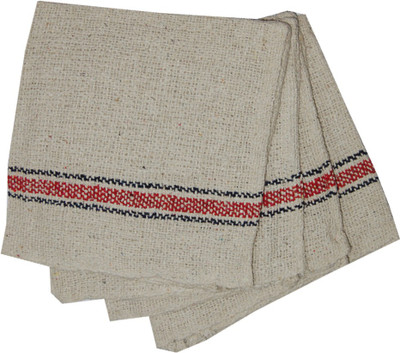 Aaditri Enterprises Wet and Dry Cotton Cleaning Cloth(Pack of 4)