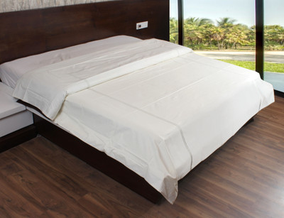 Sferra Queen Cotton Duvet Cover(Beige, Light Green)