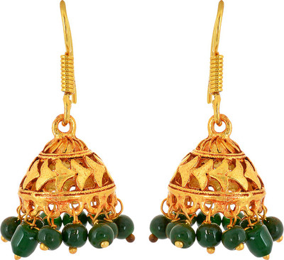 Subharpit Stunning Jhumki Beads Metal Jhumki Earring
