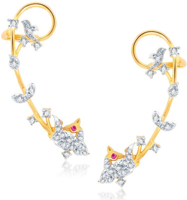 Sukkhi Cubic Zirconia Alloy Cuff Earring