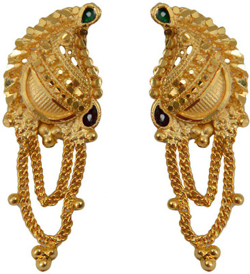 Taj Pearl Traditional Alloy Drop Earring