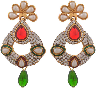 Blacksmith Moonlight Crystal Metal Drop Earring