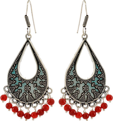 Subharpit Handing Dangle Beads Metal Dangle Earring