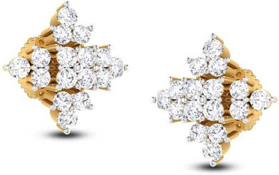 Kiara Jewellery Mohini Cubic Zirconia Silver Stud Earring
