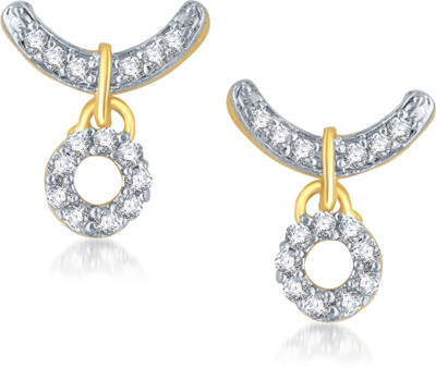 VK Jewels Artistic Design Cubic Zirconia Alloy Drop Earring