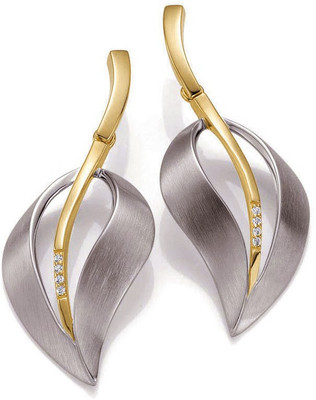 Facetzinspire Real Diamond Sterling Silver Stud Earring