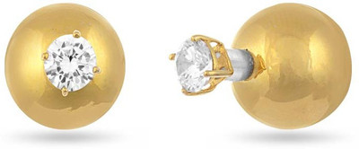 LeCalla Stud and Ball Post Two Way Earrings Sterling Silver Stud Earring