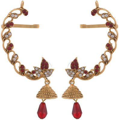 Blacksmith Beautiful Smear 2 Crystal Metal Drop Earring