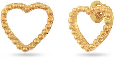 LeCalla Open Heart Stud Earrings Sterling Silver Stud Earring