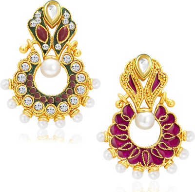 Sukkhi Exotic Reversible Alloy Chandbali Earring