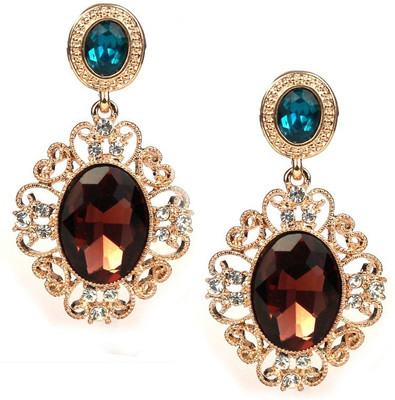 Jazz Jewellery Designer Beautiful Stone CZ Alloy Alloy Drop Earring
