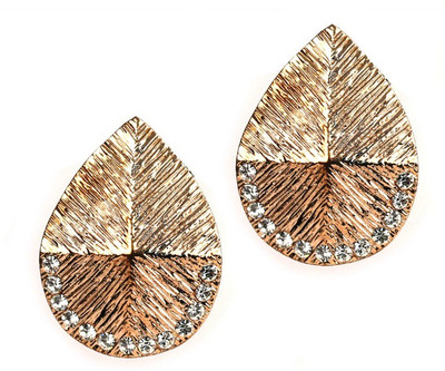 Jazz Jewellery Wooden Design Gold Colour AD CZ Stone Women Alloy Stud Earring
Jazz Jewellery Wooden Design Gold Colour AD CZ Stone Women Alloy Stud Earring