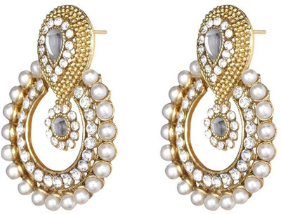 Penny Jewels Cubic Zirconia Alloy Chandbali Earring