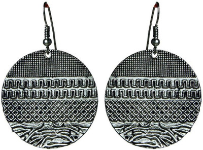 Bezel Stylish Alloy Dangle Earring