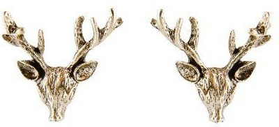 Girlz! Trendy Dear Head Alloy Drop Earring