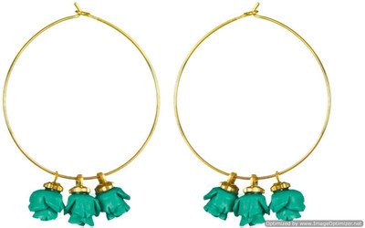 Kshitij Jewels Designer Alloy Hoop Earring