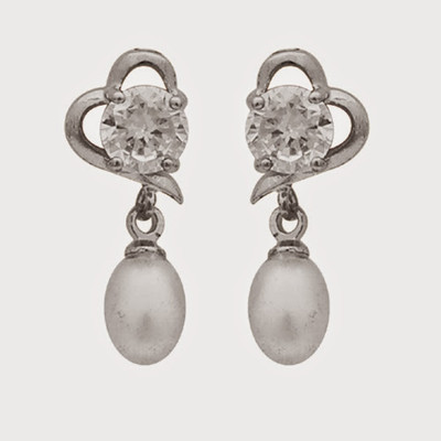 Nisa Pearls Pearl Alloy Drop Earring