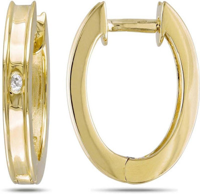 AG Jewellery Real Diamond Fashion AGSE0200 Diamond Sterling Silver Stud Earring