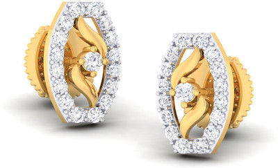 Kamal Jeweller Bhavana Swarovski Crystal Sterling Silver Stud Earring