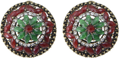 Taj Pearl Designer Alloy Stud Earring