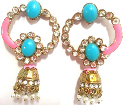 Kshitij Jewels Meenakari- Azure Color of Heaven Alloy Jhumki Earring
Kshitij Jewels Meenakari- Azure Color of Heaven Alloy Jhumki Earring