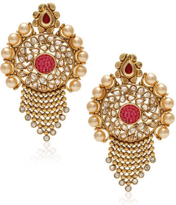 Jewels Galaxy Royal Traditional JE-134 Alloy Dangle Earring