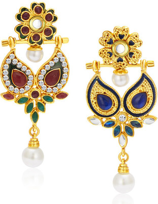 Sukkhi Resplendent Reversible Alloy Drop Earring