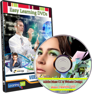 Easy Learning Adobe Muse CC Video Training DVD(DVD)