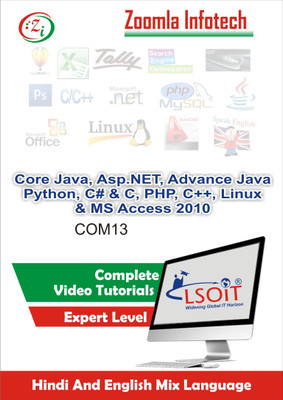 LSOIT Core Java+Asp.NET+JSP+Python+C #+CProgramming Pack+PHP+(C++ Programming)+Linux+MS Access 2010 Video tutorials in hindi , Total 1453 Lectures and Total Duration 149 Hours(DVD)
LSOIT Core Java+Asp.NET+JSP+Python+C #+CProgramming Pack+PHP+(C++ Programming)+Linux+MS Access 2010 Video tutorials in hindi , Total 1453 Lectures and Total Duration 149 Hours(DVD)