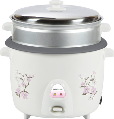 Havells Riso 2.2 OL Electric Rice Cooker with Steaming Feature(2.2 L, White)
Havells Riso 2.2 OL Electric Rice Cooker with Steaming Feature(2.2 L, White)