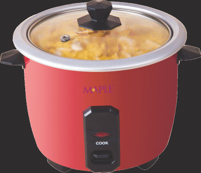 Maple Lilliput Electric Rice Cooker(0.4 L, Red)