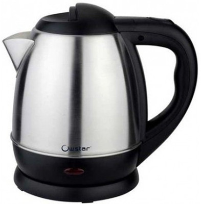Ovastar OWEK-168 Electric Kettle(1.2 L, Black, White)