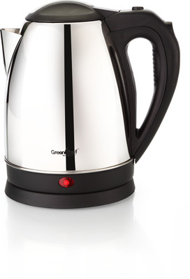 Greenchef KT-12L Electric Kettle(1.2 L, Silver)