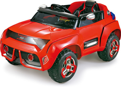 Toys Bhoomi Car Battery Operated Ride On, Red