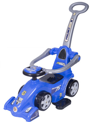 Ez' Playmates Baby Ride On Formula With Navigator Blue Car Ride On