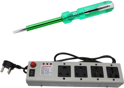 Pinnacle 4 Socket 1.5 Meter Cord Regular Series Computer Buster + Line tester set of 2 Electrical Combo(Pack of 2)
Pinnacle 4 Socket 1.5 Meter Cord Regular Series Computer Buster + Line tester set of 2 Electrical Combo(Pack of 2)