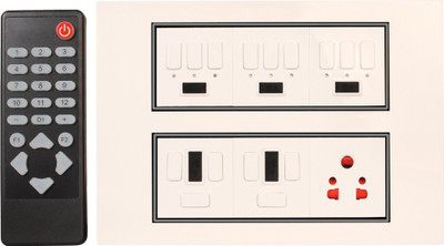 Dott Systems 12 MODULE-BI 12 M 092S 8 One Way Electrical Switch(Pack of 1 Number of Switches - 11)
Dott Systems 12 MODULE-BI 12 M 092S 8 One Way Electrical Switch(Pack of 1 Number of Switches - 11)