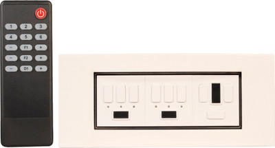 DOTT SYSTEMS 6 MODULE-BI 06M 061 8 One Way Electrical Switch(Pack of 1 Number of Switches - 7) 
DOTT SYSTEMS 6 MODULE-BI 06M 061 8 One Way Electrical Switch(Pack of 1 Number of Switches - 7)