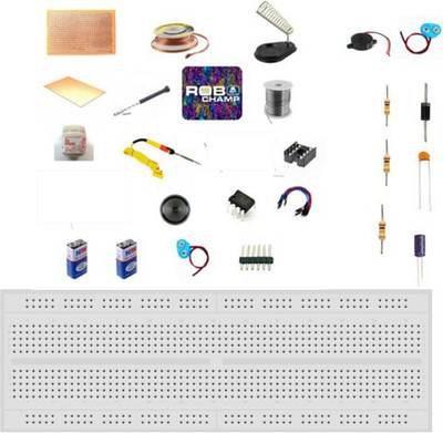 Robokart Complete Electronic mosquito insect repellent kit using 555 IC with breadboard and Note Pad Electronic Components Electronic Hobby Kit
Robokart Complete Electronic mosquito insect repellent kit using 555 IC with breadboard and Note Pad Electronic Components Electronic Hobby Kit
